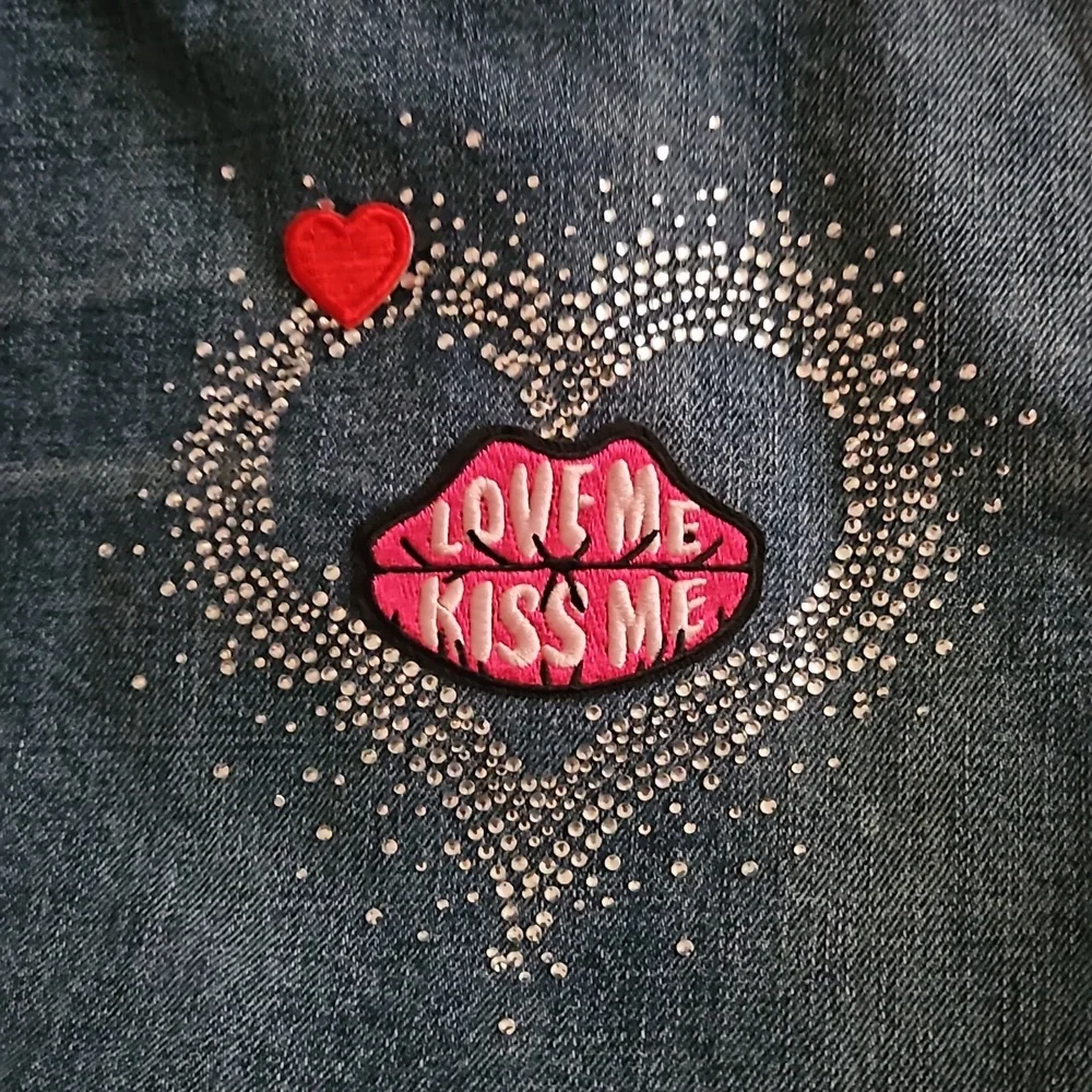 Ladies embellished jean jacket - Picture 2 of 4